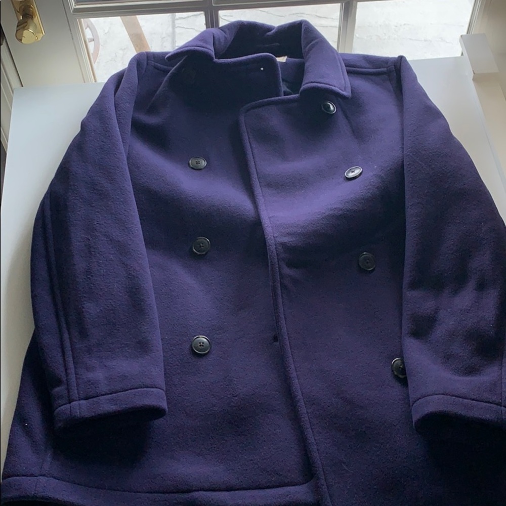 LL Bean Navy Blue Peacoat